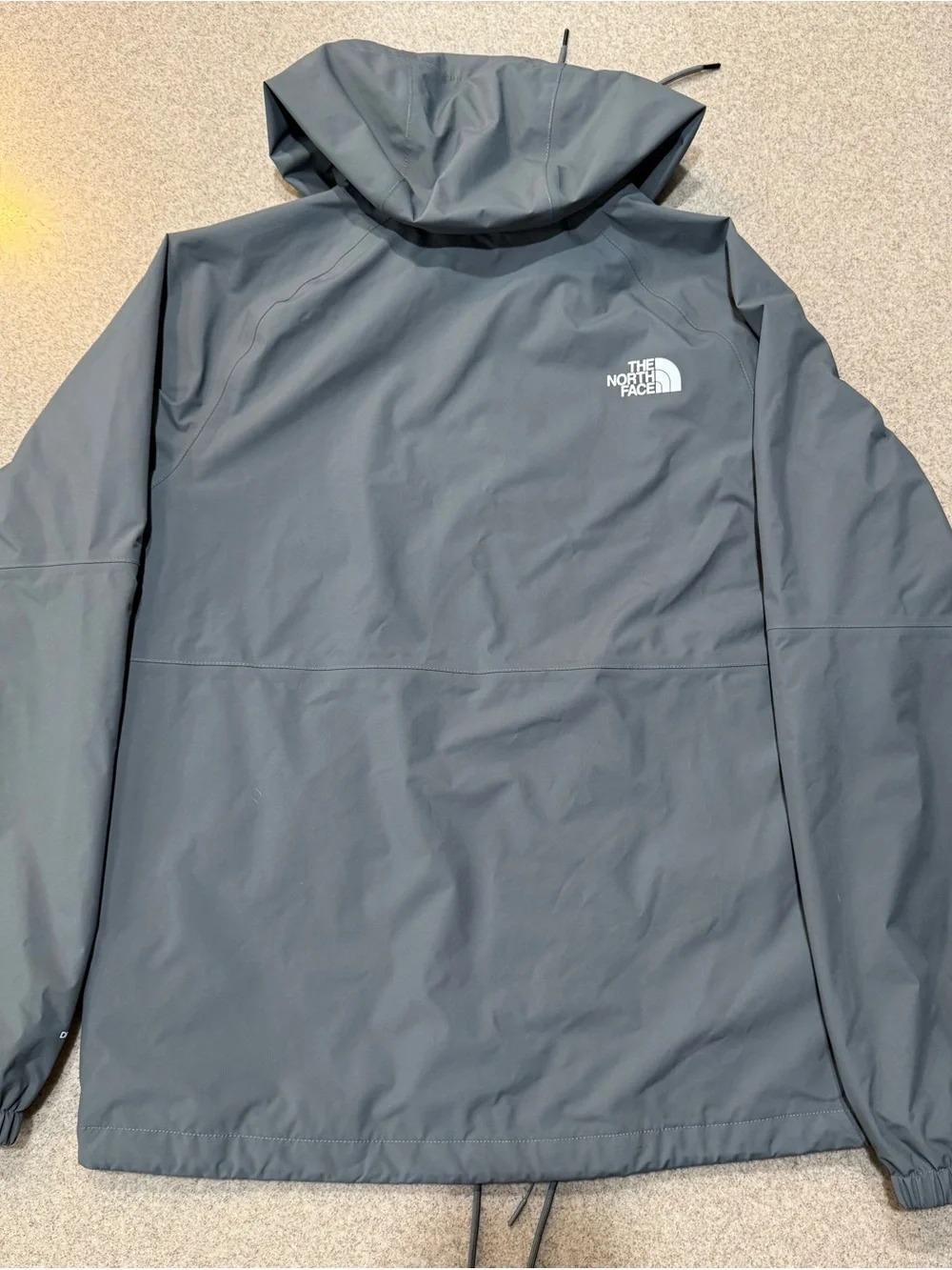 The North Face Men's Hooded Windbreaker - Charcoal Gray